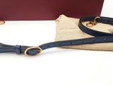 Gucci Navy Blue Leather Diana Bamboo Handle Tote Bag Eb0426lexzde