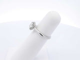 0.80 Cttw Diamond & 95% Platinum Halo Ring 4.9 Grams Size 5 Fw0625cxzdu