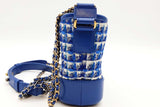 Chanel Gabrielle Blue Tweed Crossbody Bag Eb0326orxzde