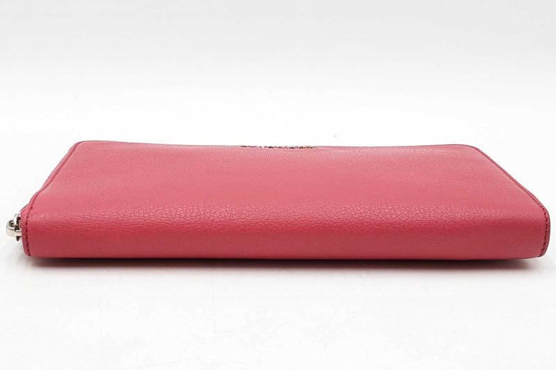 Givenchy Pink Leather Pandora Organizer Zip Around Wallet Eb1125loxdu
