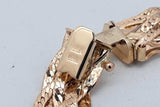 14k Yellow Gold Multistrand Woven Herringbone Bracelet 10.2g 7 Inch Eb0726rwrsa