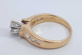 0.64cttw Diamond 14k Yellow Gold Ring 5.1 Grams Size 6.5 Eb0626rxzdu