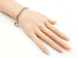 David Yurman Box Chain Bracelet In Sterling Silver 23.6 Grams 8 Inch Fw0526lordu