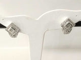 2.86 Cttw Diamond Earrings 18k White Gold 9.5 Grams Mk0626czrmia