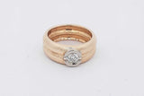 0.35ctw Diamond Band Ring In 14k Yellow Gold 11.8 Grams Size 9.5 Eb1025pcrsa