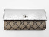 Gucci Metallic Calfskin Gg Supreme Petite Marmont Wallet Chain Bag Sd0926orzdu