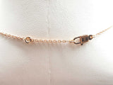 Hermes 18k Rose Gold Diamond Amulette Constance Necklace 16 In Do0823rixzde