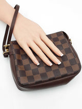 Louis Vuitton Trousse Pochette In Damier Ebene Coated Canvas Fw0626pirdu
