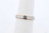 18k Yellow Gold & Platinum Ring 3.3 Grams Size 6.5 Eb1025oxzde