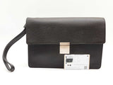 Louis Vuitton Taiga Selenga Black Clutch Bag Sd0925orzde