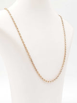 14k Yellow Gold Cable Chain Necklace 27.5 Inches 26.3 Grams Fw0126lrxzdu