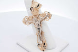 14k Yellow Gold Crucifix Pendant 6.6 Grams Eb0326prxsa
