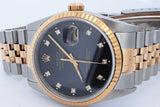 Rolex Oyster Perpetual Datejust 36mm Stainless Steel Watch Eb0526cxxzde