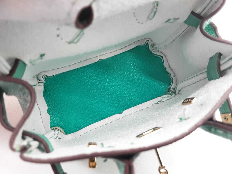 Blue Teal Mini Bag Charm Do0725ide