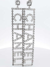 Chanel Strass Logo Drop Earrings 21.5 Grams Eb0826orxdu