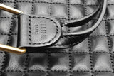 Celine Quilted Black Leather C Charm Backpack Eb0526wxzsa