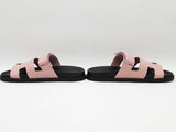 Hermes Chypre Pink Sandals Size 10 Sd0926rzxde