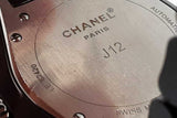 Chanel J12 38mm Automatic Ceramic & Stainless Watch Diamond Dial Eb0925wxxzde