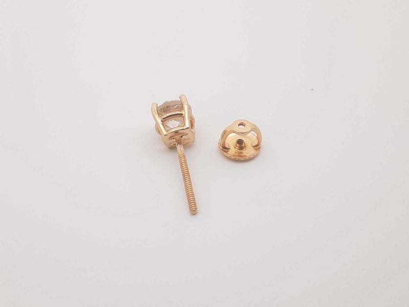 .45ctw Diamond Single Stud Earring In 14k Yellow Gold 14k 0.7 Grams Sd0525wzxsa