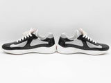 Prada Americas Cup Black And White Sneakers Size 9.5 Sd0626oezde