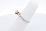 Approx. 0.45ctw Diamond Ring In 14k White Gold 1.9 Grams Size 6 Eb0924lcxdu