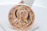 10k Yellow Gold Jesus & Mary Double Sided Pendant 11.9 Grams Eb0726rxzsa