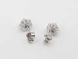 0.30 Dwt Diamond 18k Yellow Gold 3.2 Grams Double Stud Earrings Mk0725wlxmia