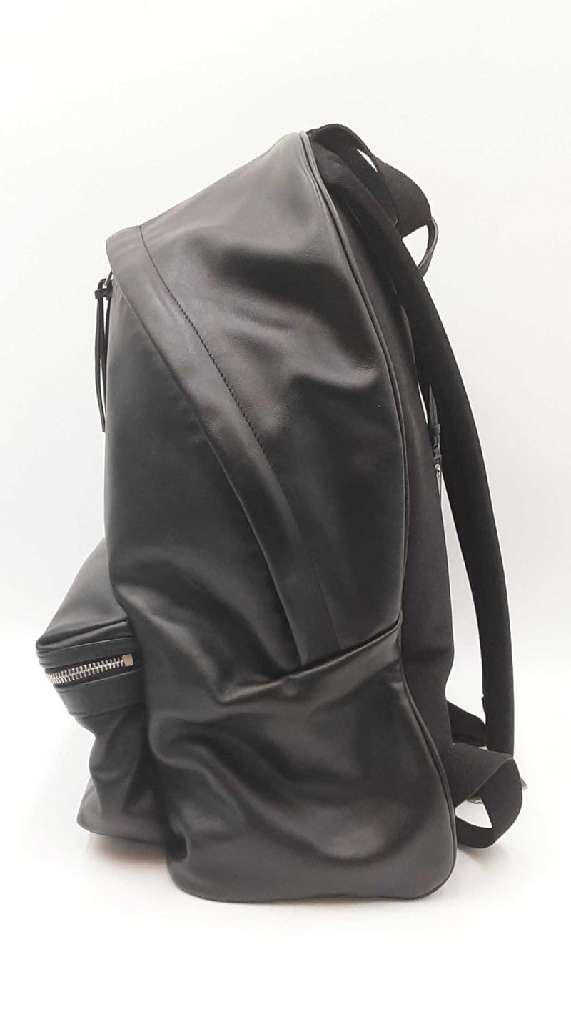 Saint Laurent City Black Calf Leather Backpack Sd0725przdu
