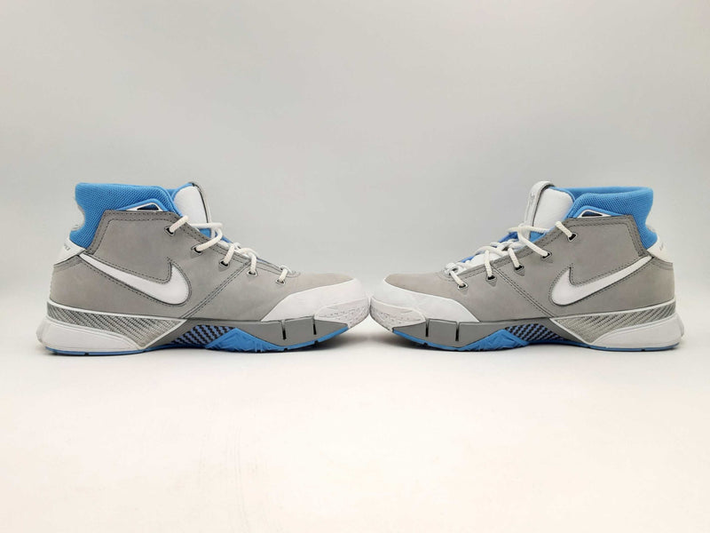 Nike Kobe 1 Protro Mpls Gray & White & Blue Sneakers Size Us 8.5 Fw0125rxsa