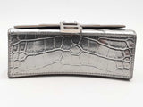 Balenciaga Hour Glass Silver Handbag Aa0426wrzsa