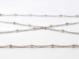 Diamond & 10k Heart Pendant With 14k Station Chain 4.5 Grams 17 Inch Fw0826wordu