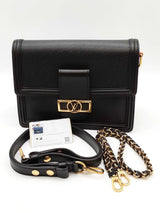 Louis Vuitton Black Epi Leather Dauphine Shoulder Bag Eb0526lrecde