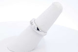 0.6cttw Princess Cut Diamond 14k White Gold Ring 5.2 Grams Size 6.25 Eb0526plrde