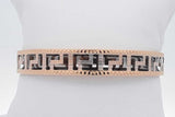 18k Yellow Gold Greek Key Bangle Bracelet 11.3 Grams Eb0626epxsa