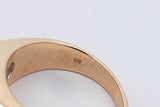 0.6cttw Diamond Ring In 14k Yellow Gold 13.2 Grams Size 9 Eb0326llrxsa