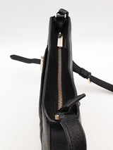 Kate Spade Black Leather Leila Top Zip Crossbody Bag Eb0326wxsa
