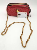 Gucci Matelasse Gg Marmont Chain Crossbody Eb0924wxzsa