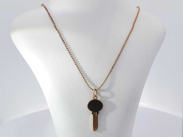 18k Yellow Gold Tiffany & Co Key Chain 4 Grams 18 Inches Aa0725pxzsa