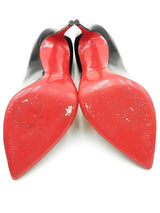 Christian Louboutin Black Patent Leather Heels Size 37 Eb1125lxzdu