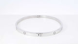 Cartier Love Bracelet In 18k White Gold Size 20 (L) 23.7 Grams Fw1225worxdu