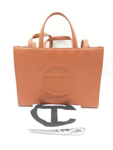 Telfar Medium Tan Shopping Bag Sd0226lzxdu
