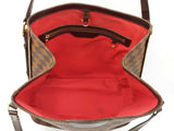 Louis Vuitton Cabas Rivington Tote Bag In Damier Ebene Coated Canvas Fw0726exrdu