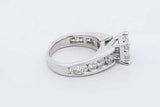 1.02cttw Diamond Ring In 14k White Gold 7.6 Grams Size 6 Eb0826exzdu