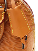 Louis Vuitton Alma Bb Bag In Honey Gold Epi Leather & Jacquard Bandoulière Strap Fw0626lzxzdu