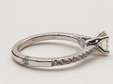 0.86 Cttw 18k White Gold 2.9g Ring Size 4.5 Do0526cxzde