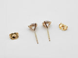 2.06 Cttw Lab Grown Diamonds 14k Yellow Gold 1.0g Stud Earrings Do0826poxde