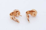 Chanel 18k Yellow Gold Diamond Stud Earrings 11.7 Grams Eb0926lexzde