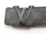 Louis Vuitton Initials Damier Graphite Reversible Belt Size 105/42 Do0625lcrde