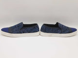 Etro Navy Paisley Canvas Slip On Slippers Size 43it Sd0426lzxde