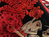 Christian Louboutin Flamencaba Embroidered Tote Bag Eb0626rxzde